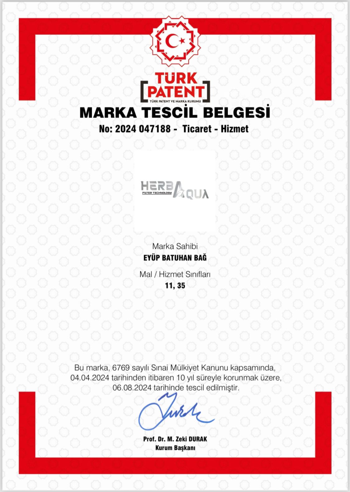 Patent Belgesi