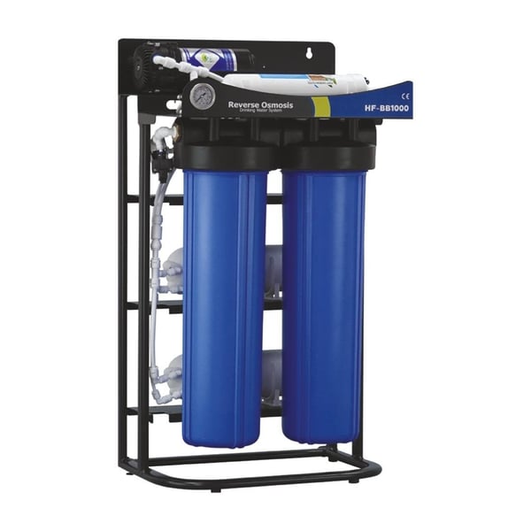 High Flow Direk Akış 1000 GPD Su Arıtma Cihazı Günde 3750 LT